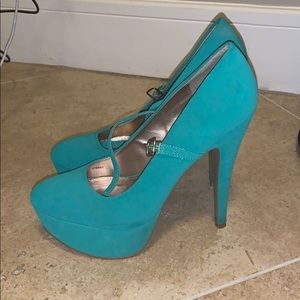 Turquoise Heels
